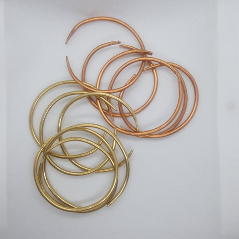 Copper and Brass Bangles