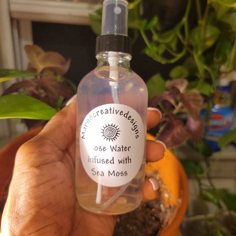 Rose Water infused w/seamoss
