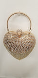 Chic Heart shape bling bag