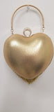Chic Heart shape bling bag