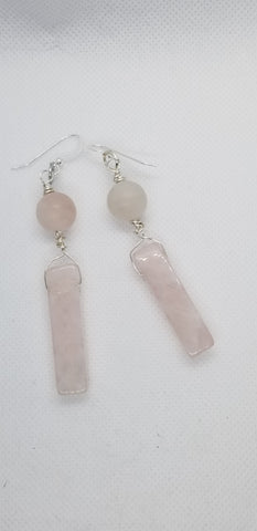 Rose Quartz Tear Drops