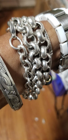 Sterling Silver Rolo Link