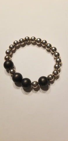 Sterling Silver Balls Chic Bracelet